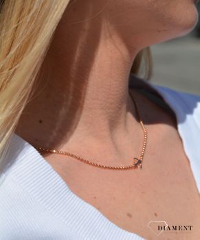 Naszyjnik srebrny kotwica pozł. Dall'Acqua C RM 20205 rose 083 2.JPG
